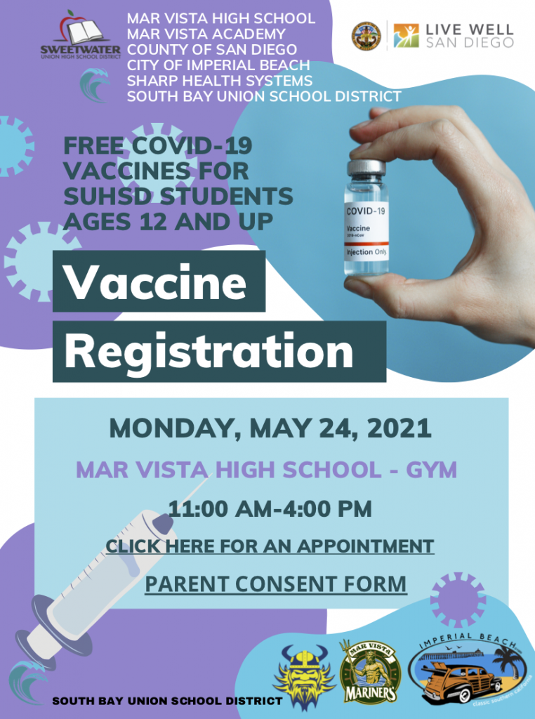 MVH Vaccine Clinic Flyer May 24 2021