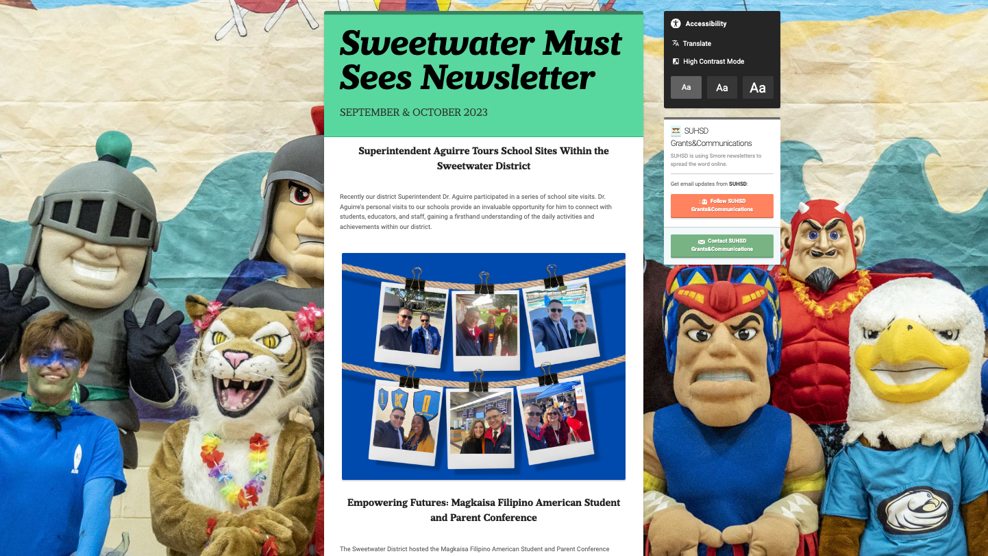 Newsletter September and October 2023