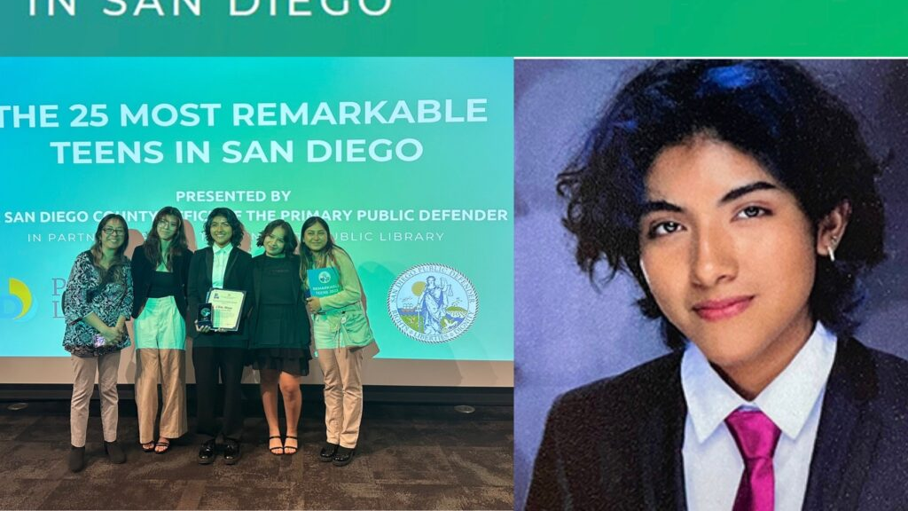 Sweetwater District Student Named One of '25 Most Remarkable Teens' in San Diego