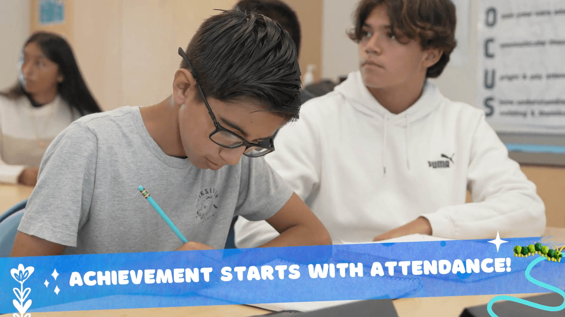ACHIEVEMENT STARTS WITH ATTENDANCE!