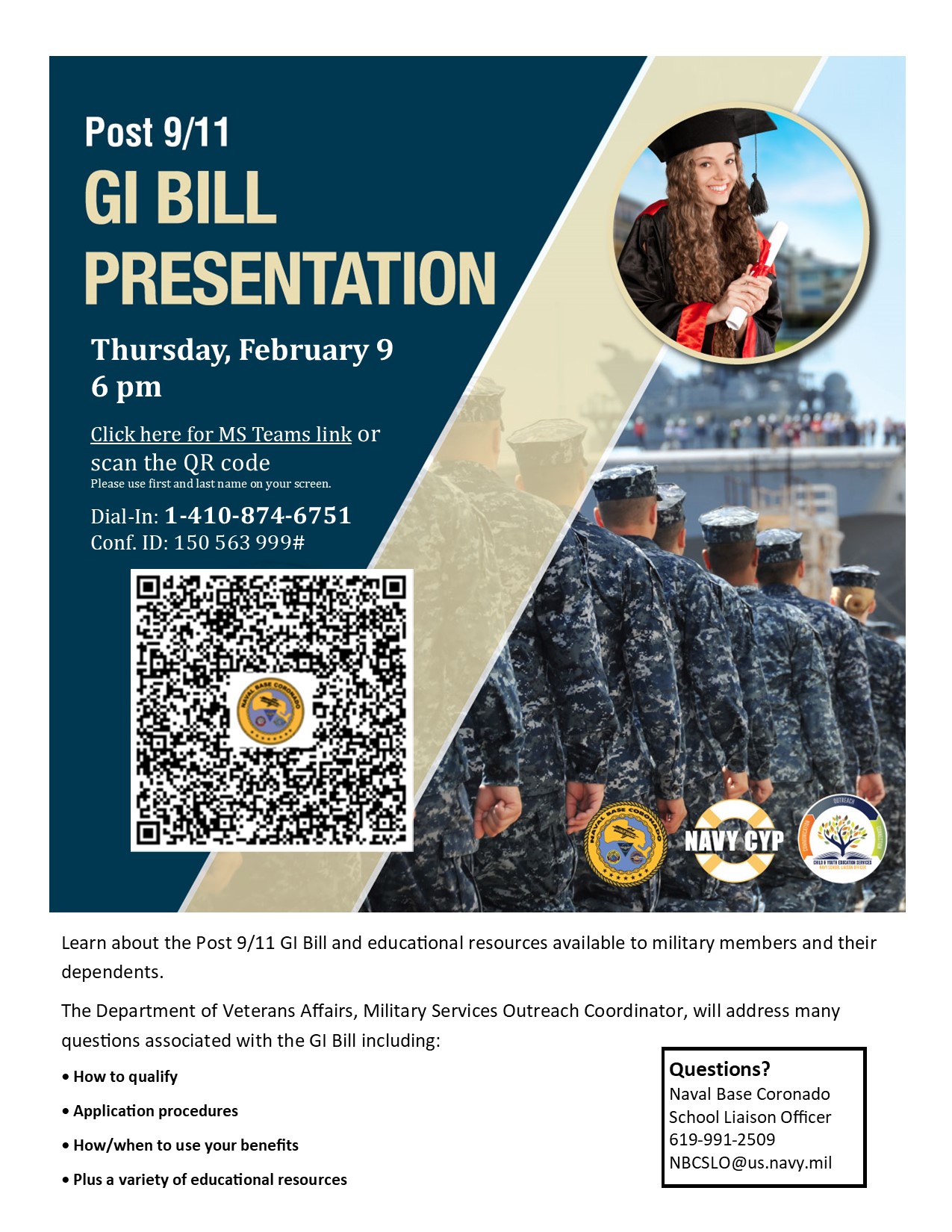Post 911 gi bill feb9 2023 eastlake high school