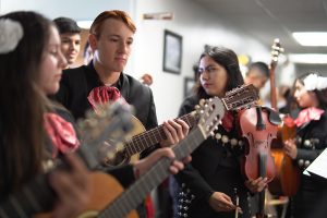 Olympian High School Mariachi visits District Office