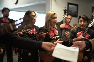 Olympian High School Mariachi visits District Office