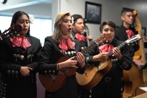 Olympian High School Mariachi visits District Office