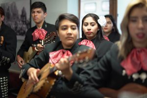 Olympian High School Mariachi visits District Office