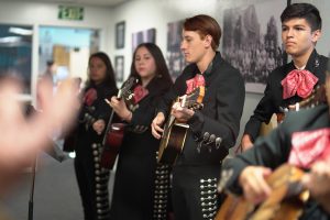 Olympian High School Mariachi visits District Office