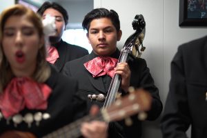 Olympian High School Mariachi visits District Office