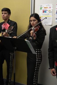 Olympian High School Mariachi visits District Office