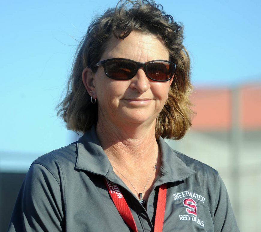 Sweetwtaer High School girls basketball coach Heather Huckaby was recently honored as a CIF model coach of the year by the San Diego Section. Photo by Phillip Brents (Star News)
