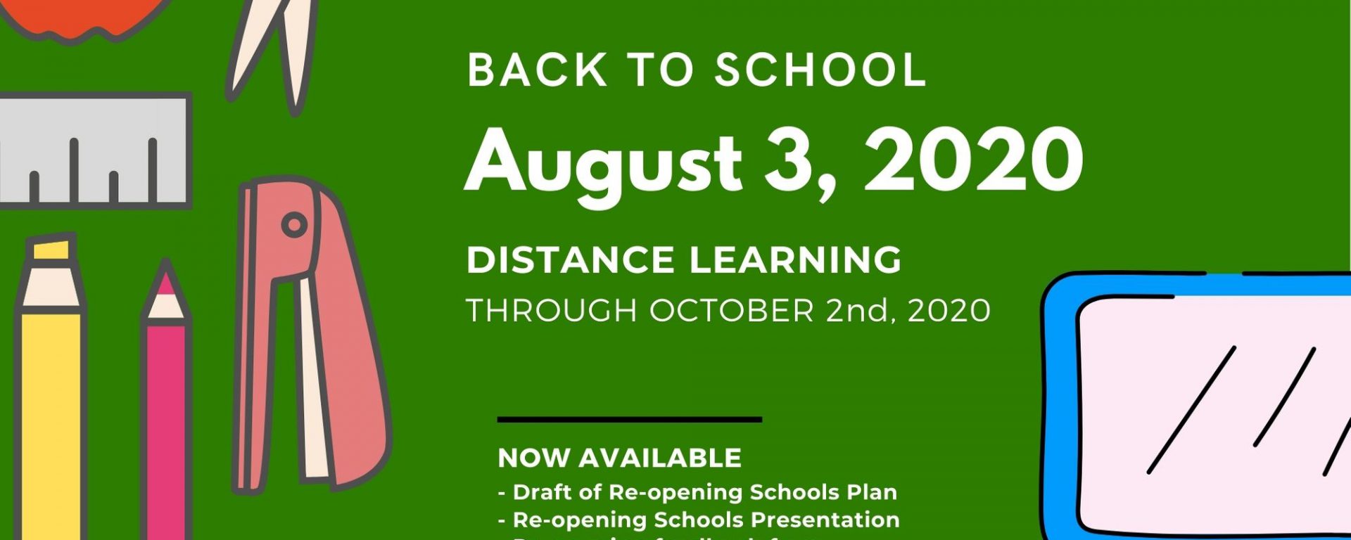 Back to School - Distance Learning - Oct2nd