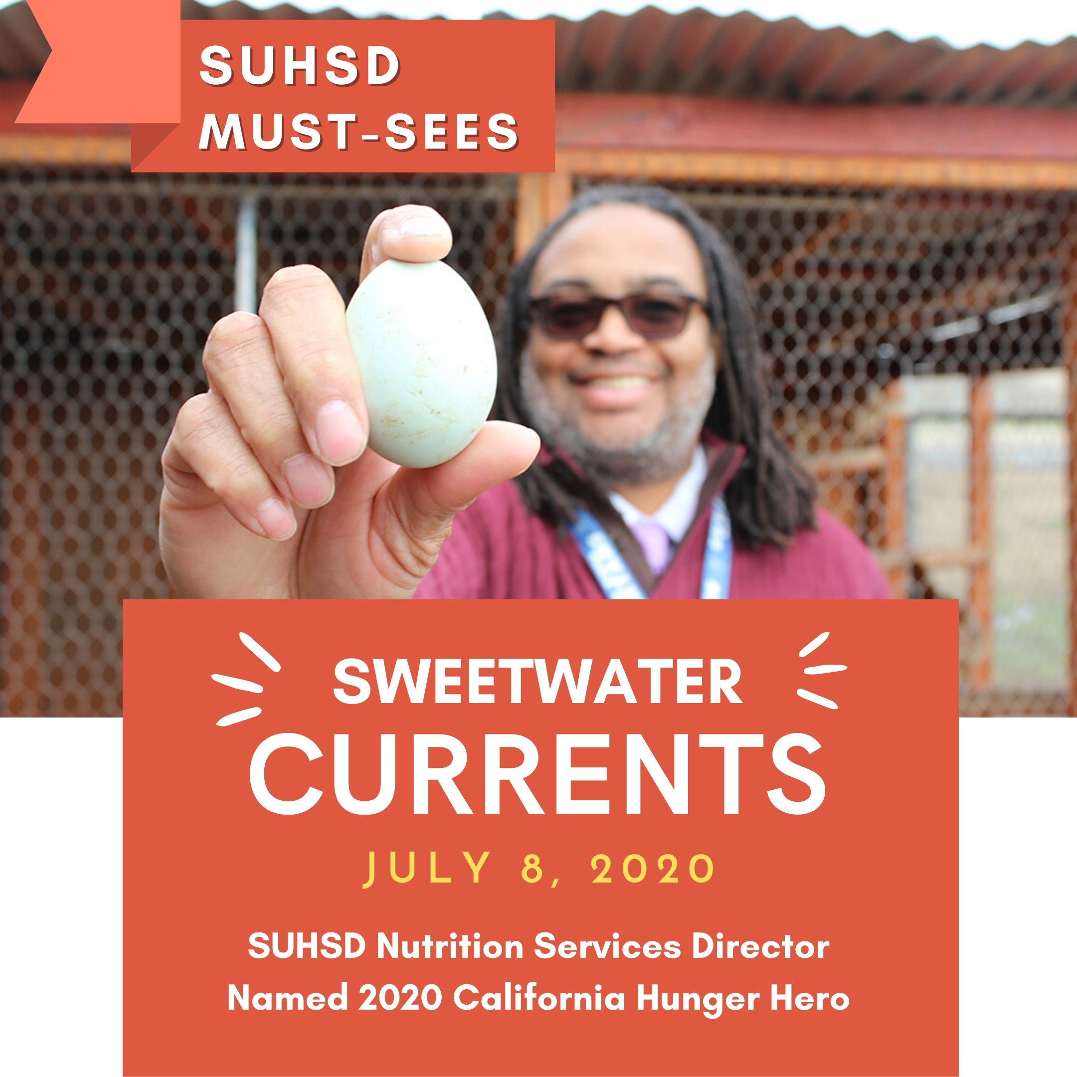 Sweetwater District Nutrition Services Director Named 2020 California Hunger Hero