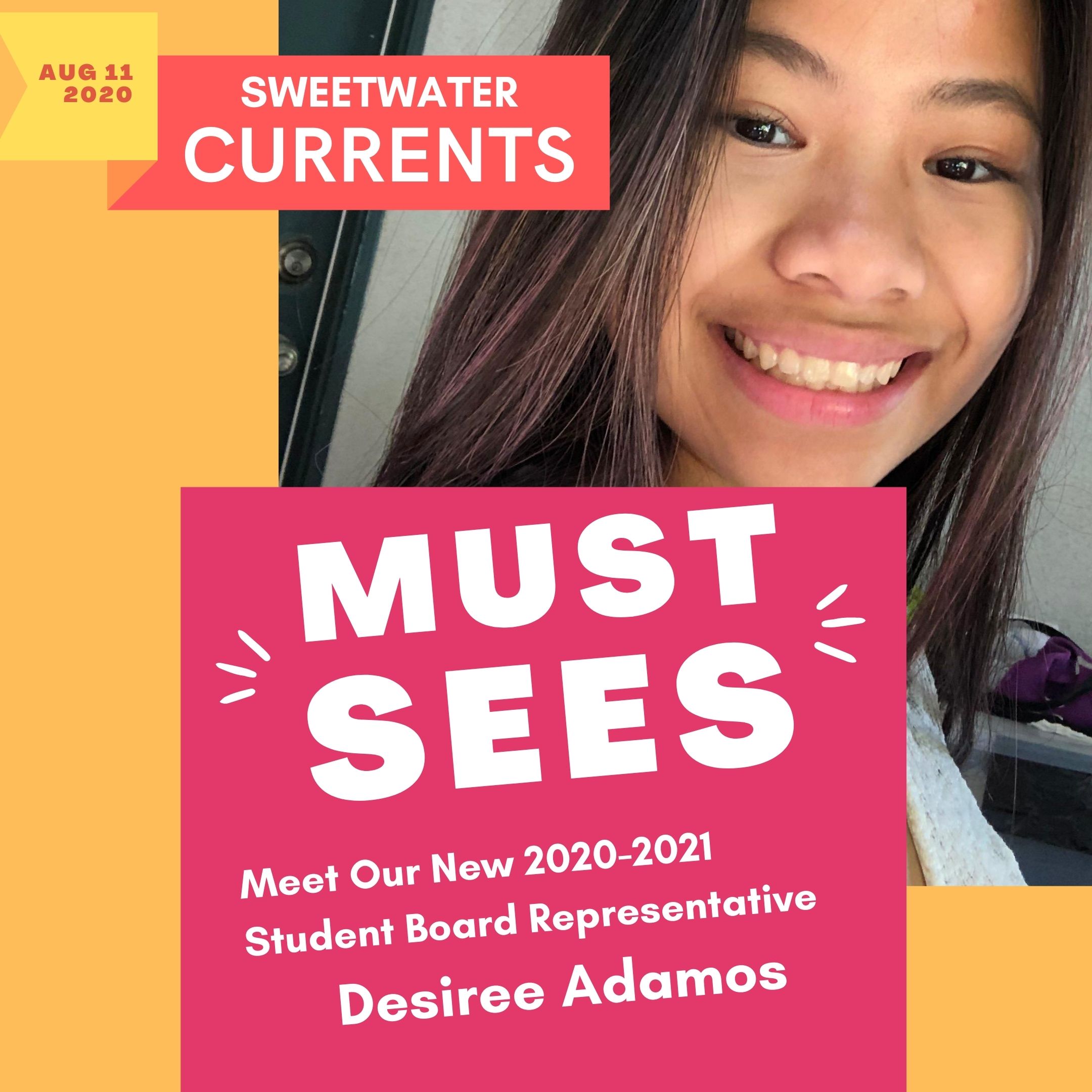 Meet Our New 2020-2021 Student Board Representative – Desiree Adamos