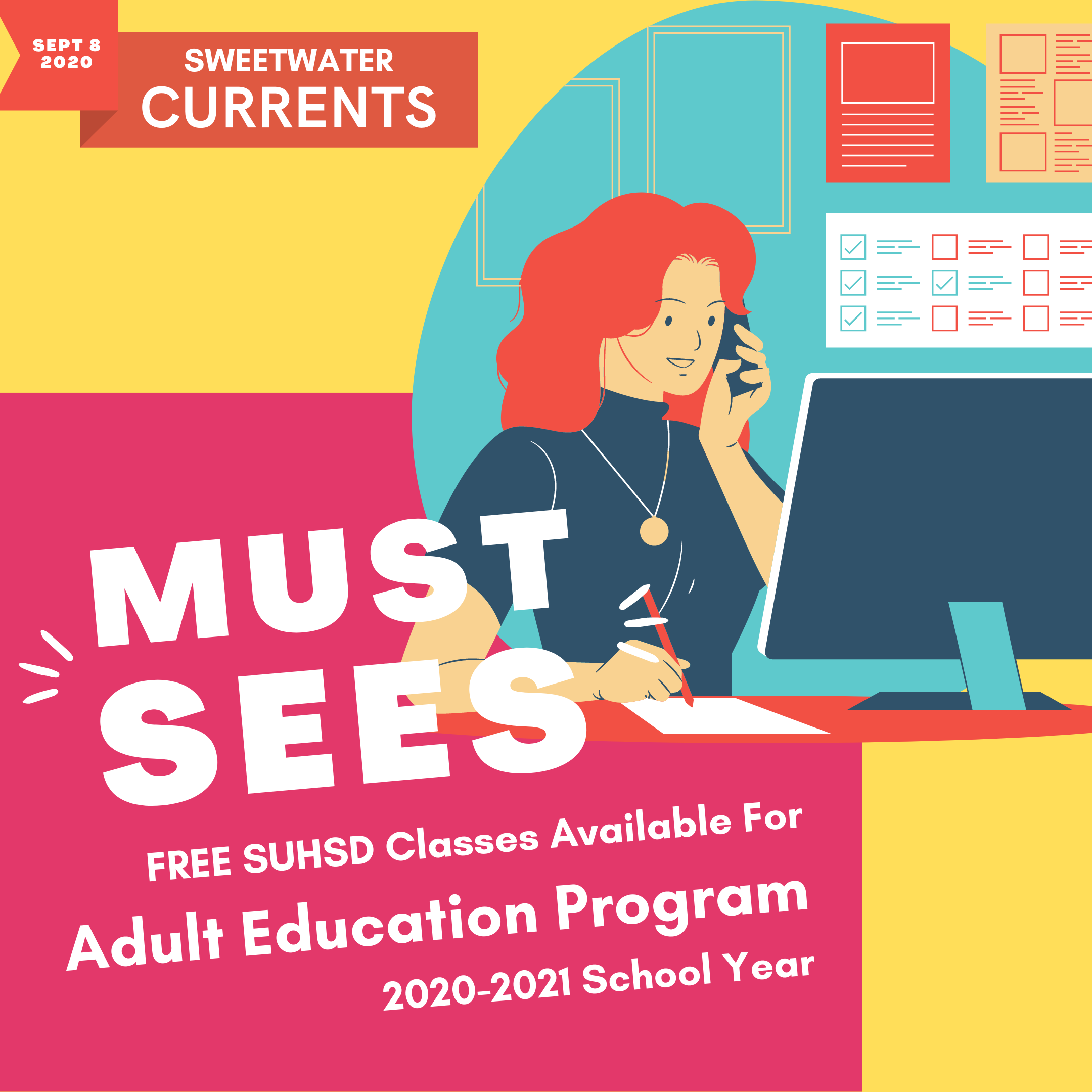 Sweetwater District Adult Education Program Offers Free Classes for 2020-21 School Year