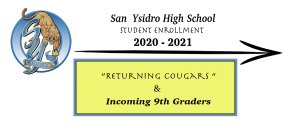 SYH Student Registration 2020-2021 School Year