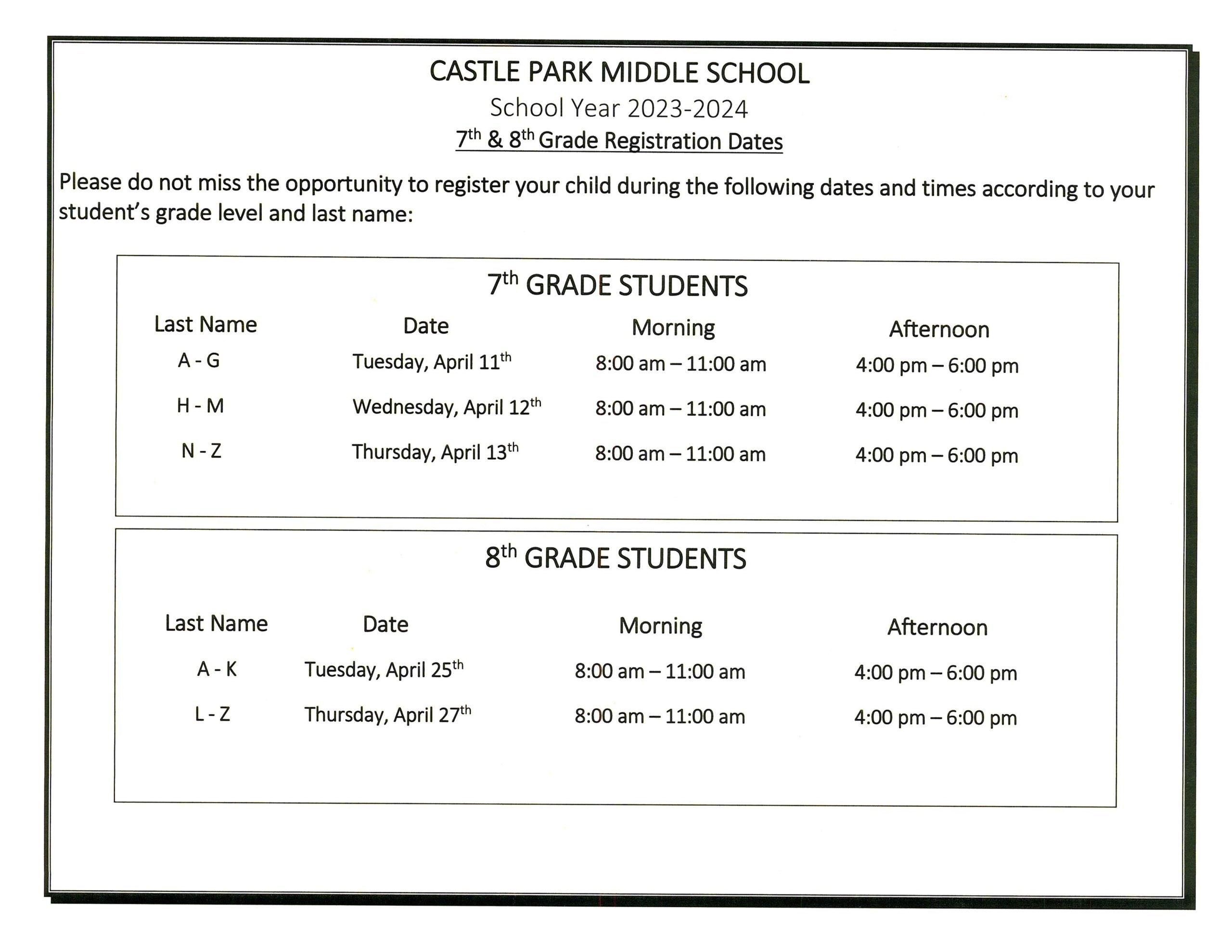 registration-dates-for-2023-24-school-year-castle-park-middle-school