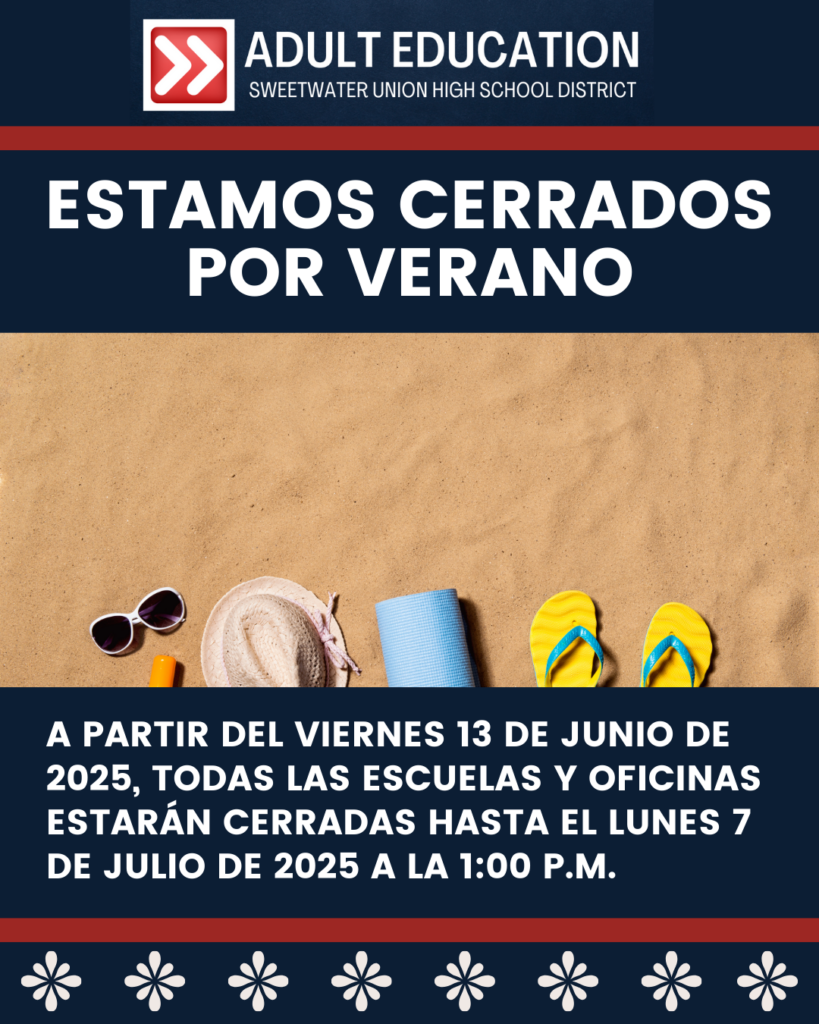All schools and offices close starting Friday, June 13, 2025 until Monday, July 7, 2025 at 1:00 p.m.